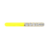 14k White / Neon Giallo