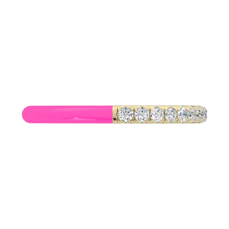 14k Yellow / Neon Rosa