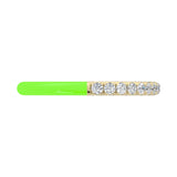 14k Yellow / Neon Verde
