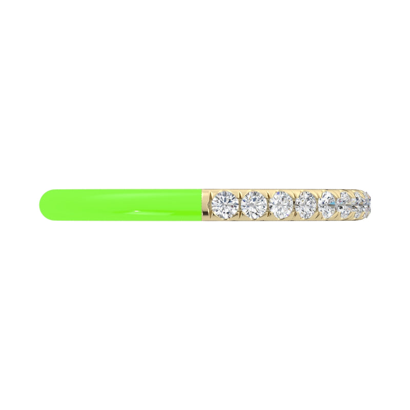 14k Yellow / Neon Verde
