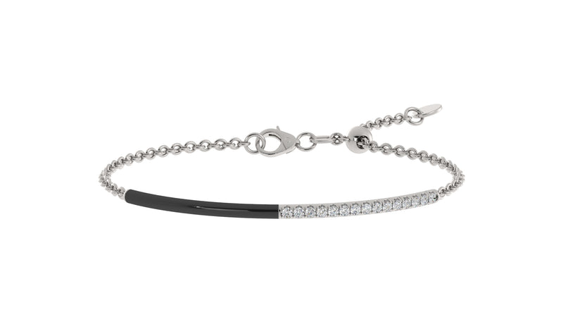 14k White / Nero