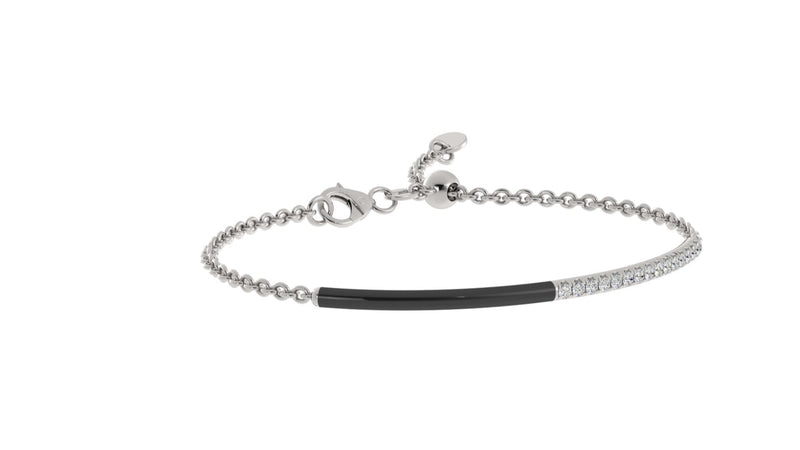 14k White / Nero