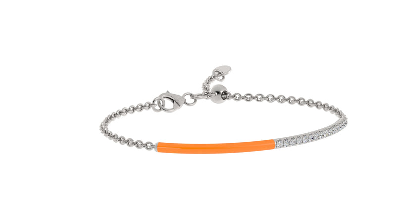  14k White / Neon Arancione