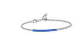 14k White / Neon Blu