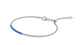 14k White / Neon Blu