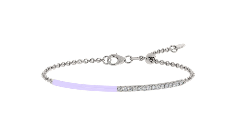 14k White / Viola