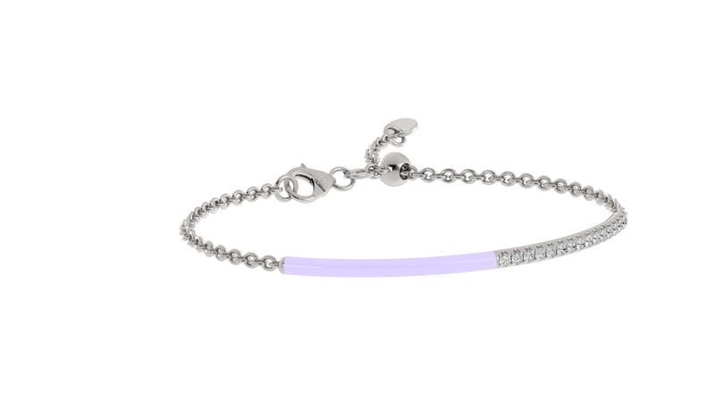 14k White / Viola