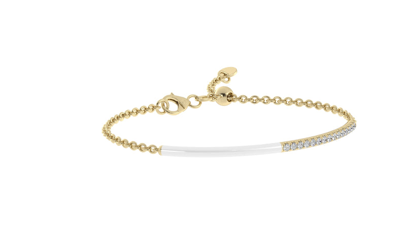  14k Yellow / Bianco