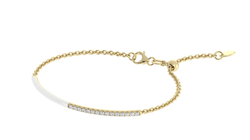  14k Yellow / Bianco