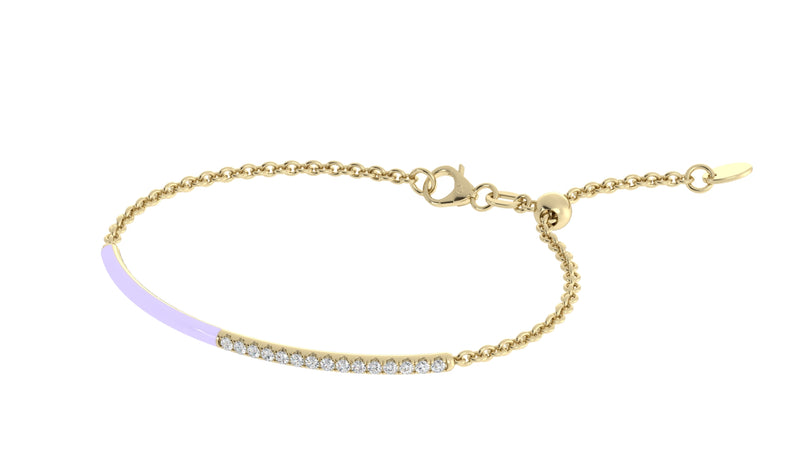  14k Yellow / Viola