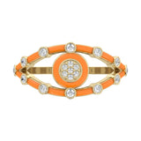 14k Yellow / Neon Arancione