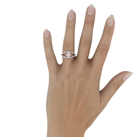 14k Yellow / Viola
