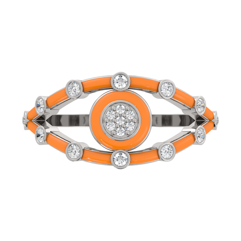  14k White / Neon Arancione