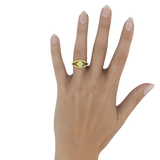  14k White / Neon Giallo