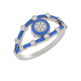  14k White / Neon Blu