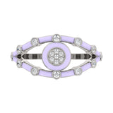 14k White / Viola