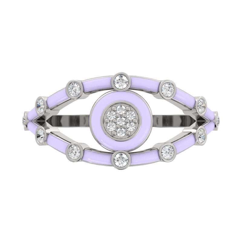 14k White / Viola