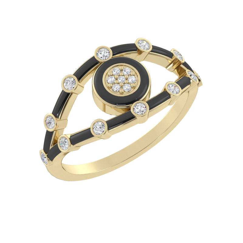  14k Yellow / Nero