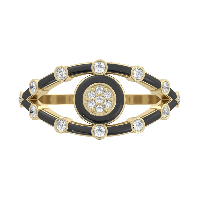  14k Yellow / Nero
