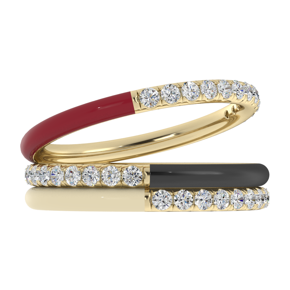 Game Day Stackable Rings Game Day Stack™ Ice Arizona – Brooklyn Jewelers