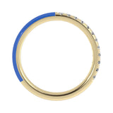 14k Yellow / Neon Blu
