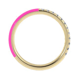 14k Yellow / Neon Rosa