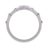 14k White / Viola