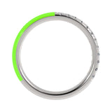14k White / Neon Verde