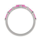 14k White / Neon Rosa