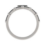  14k White / Nero