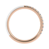  14k Rose / Bianco