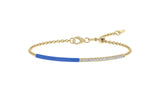 14k Yellow / Neon Blu